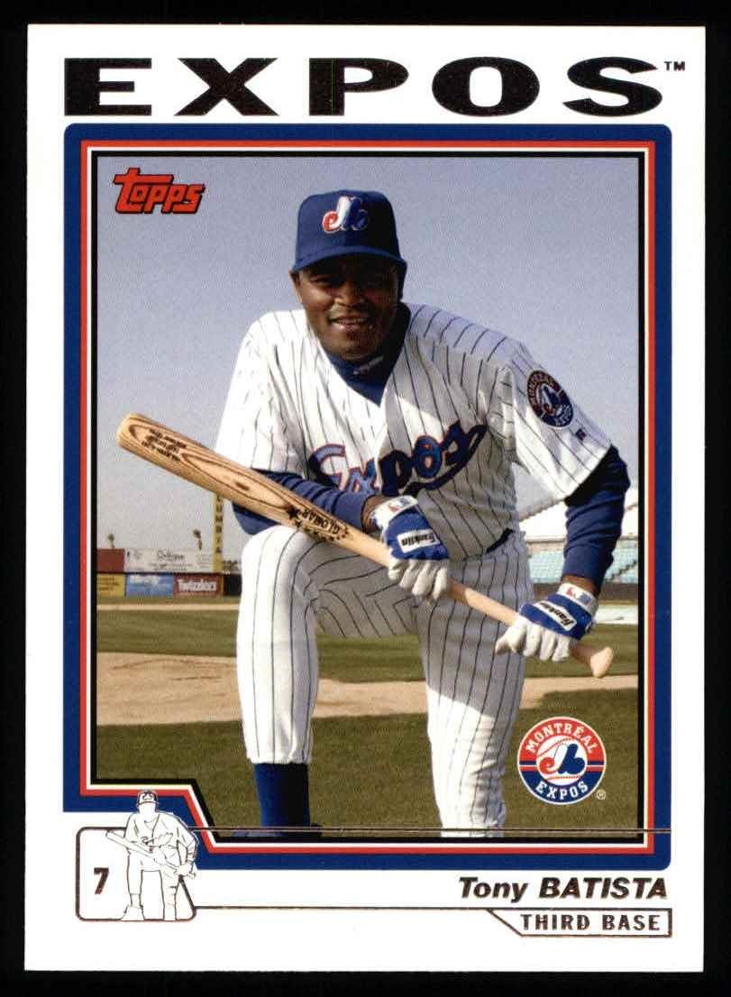 Amazon.com: 2004 Topps #506 Tony Batista Montreal Expos (Baseball